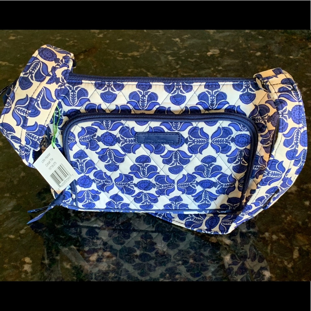 Vera Bradley Little Hipster bag, new with tags, Colbalt Tile, very pretty!!